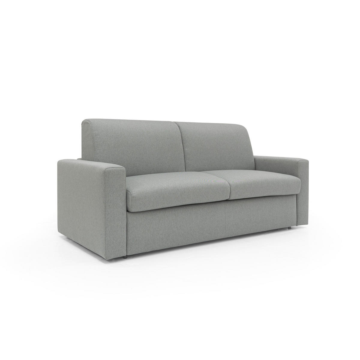 SCHLAFSOFA Kansas - Grau, Textil (172/92/95cm) - Divani.store