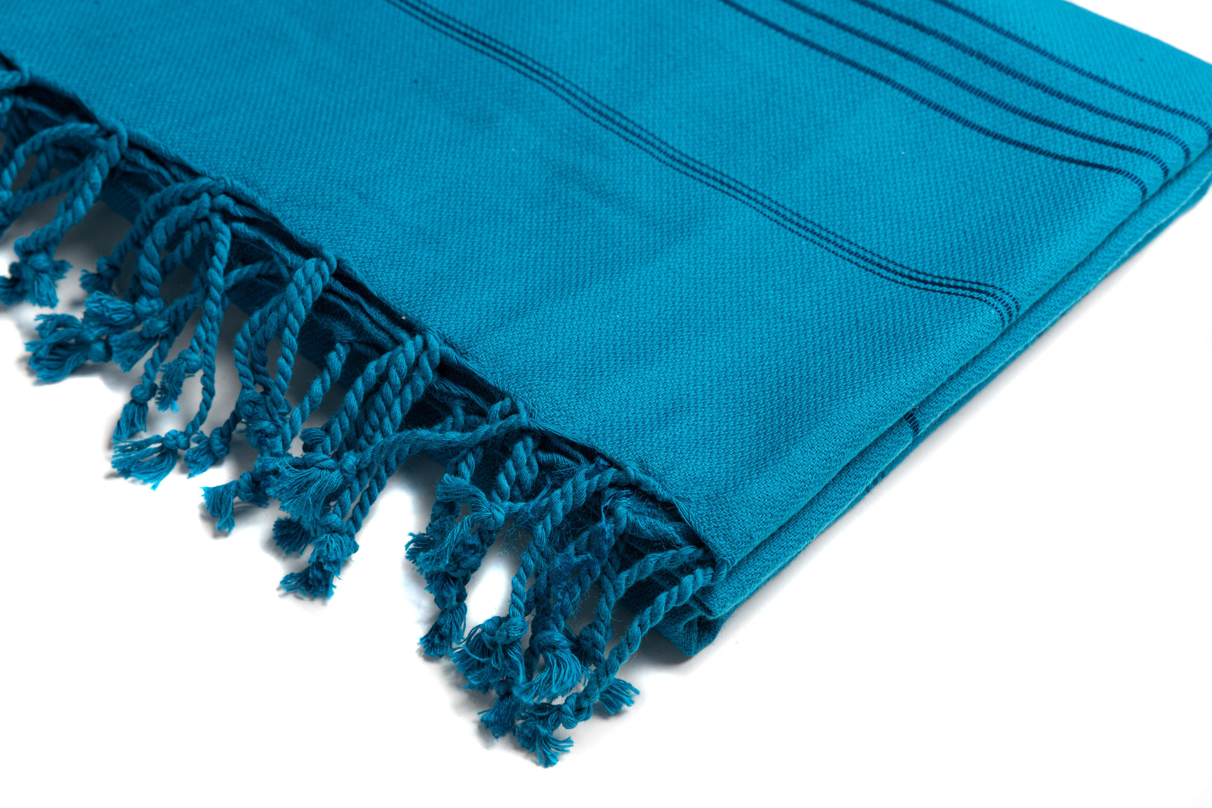 HAMAMTUCH UNI 100% Baumwolle 100x180 Dunkleblau - Dunkelblau, Textil (180/100cm) - Villa Möbel