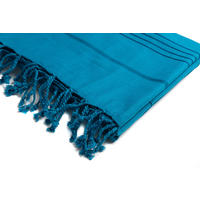 HAMAMTUCH UNI 100% Baumwolle 100x180 Dunkleblau - Dunkelblau, Textil (180/100cm) - Villa Möbel