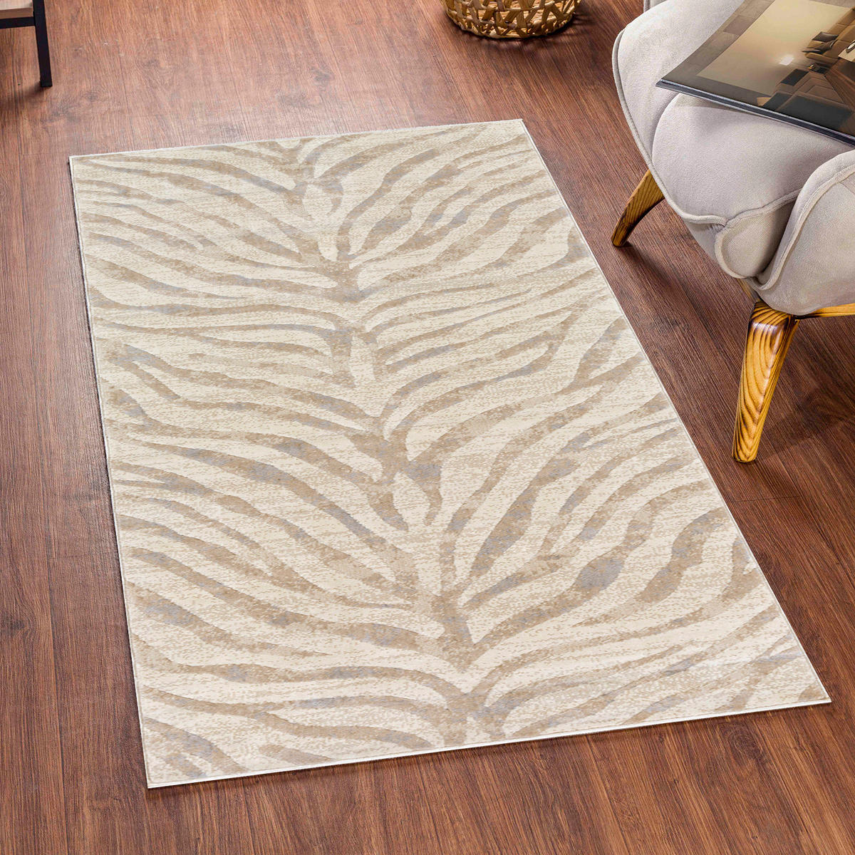 KURZFLORTEPPICH 80/150 cm Beige - Beige, Textil (80/150cm) - LIVABLISS