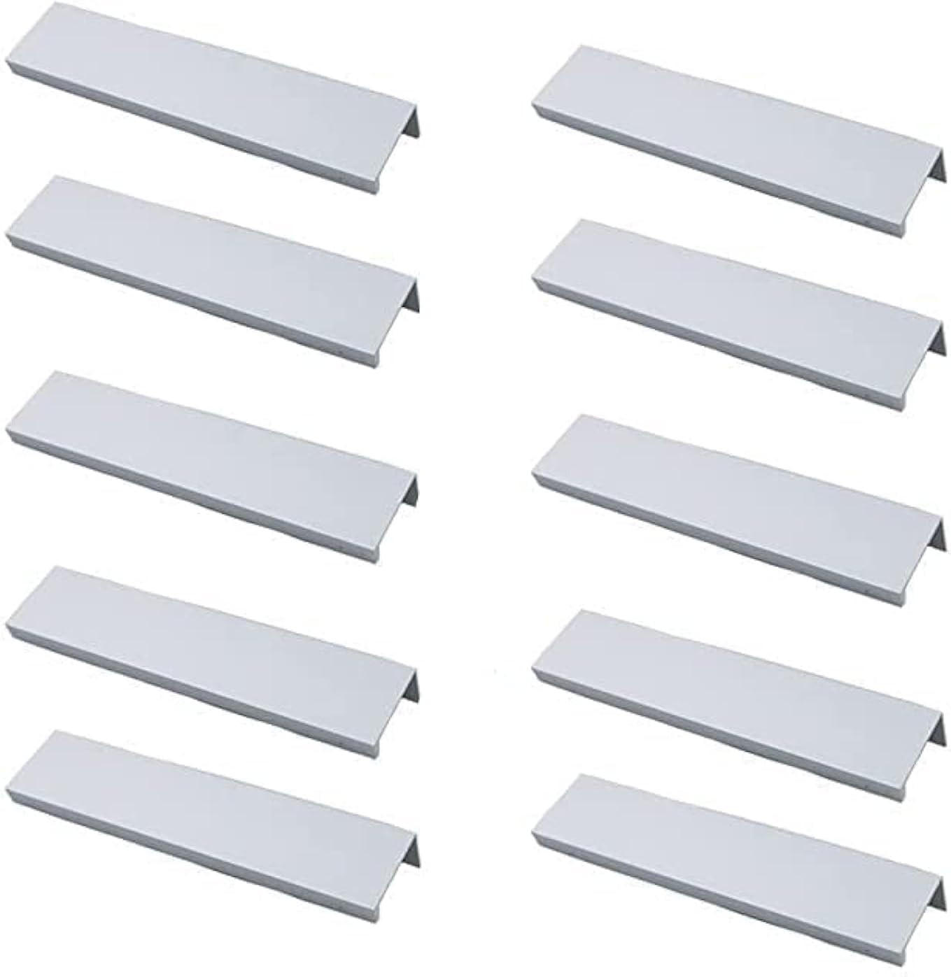 MÖBELGRIFF Silber 10er-Set 128 mm Aluminium - Multicolor, Metall (3.5/2/15cm)