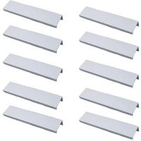 MÖBELGRIFF Silber 10er-Set 128 mm Aluminium - Multicolor, Metall (3.5/2/15cm)