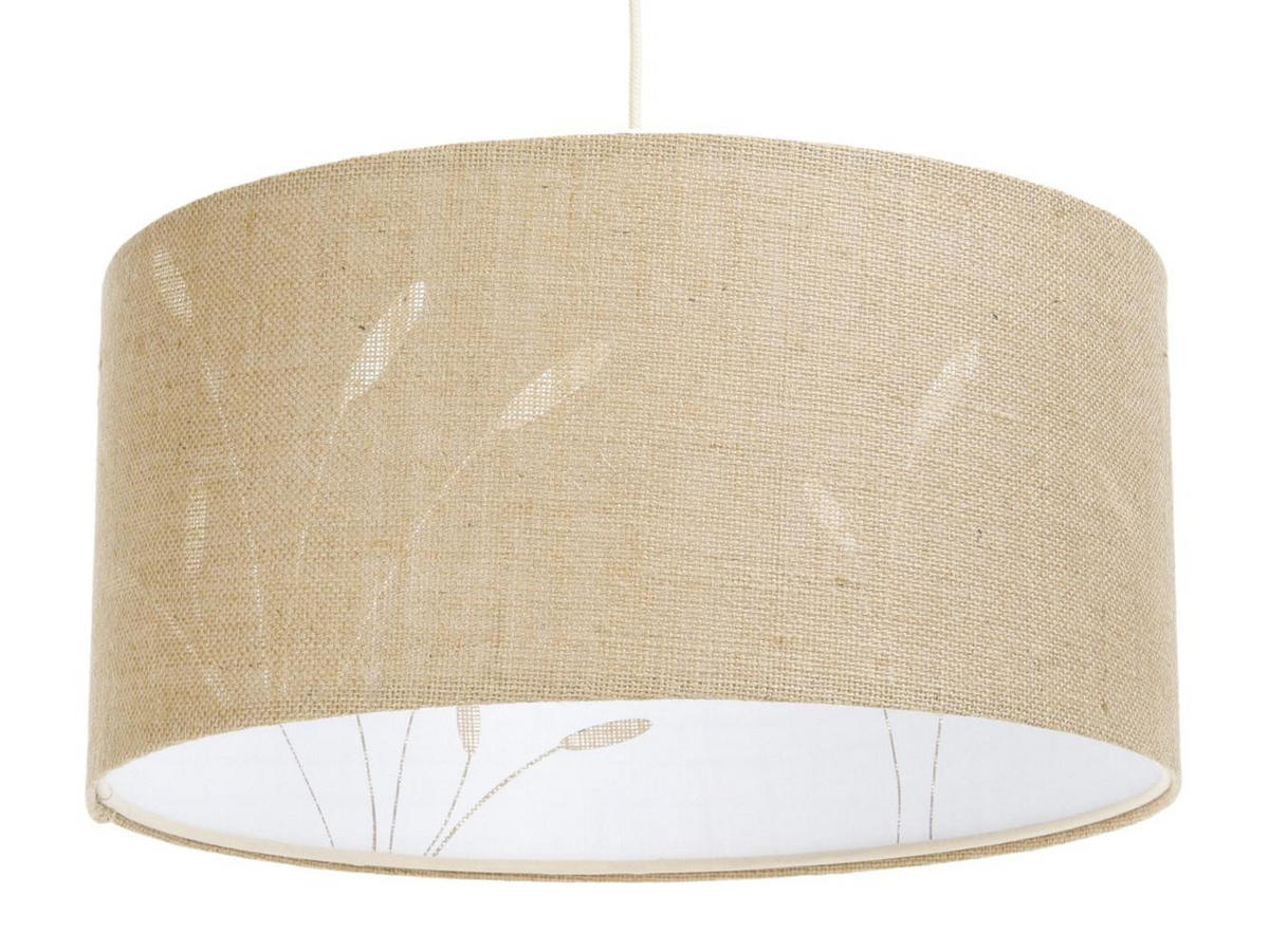HÄNGELEUCHTE Weiß 40/90 cm - Beige/Weiß, Kunststoff (20/0.4/90cm) - ONZENO