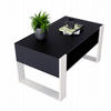 COUCHTISCH Karo92 92/45/53,6 - Schwarz/Weiß, Holzwerkstoff (54/92/45cm) - RAUMHIRSCH FURNITURE