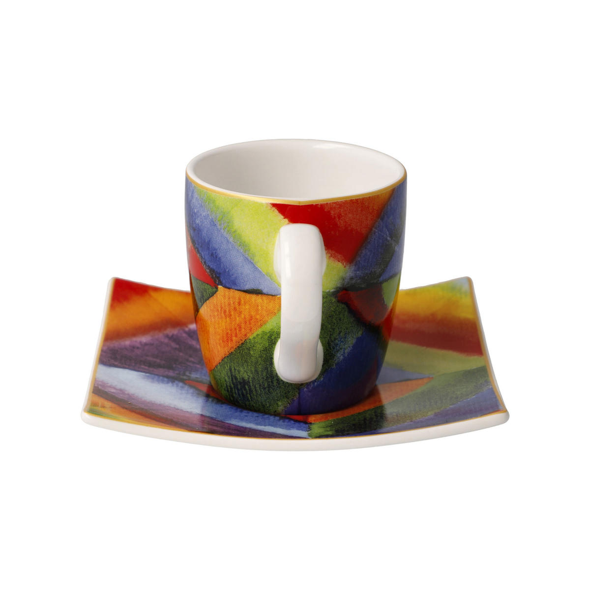 ESPRESSOTASSE Wassily Kandinsky - Farbstudie, Fine Bone China, Bunt, 100 ml - Multicolor, Keramik (0.1L) - Goebel