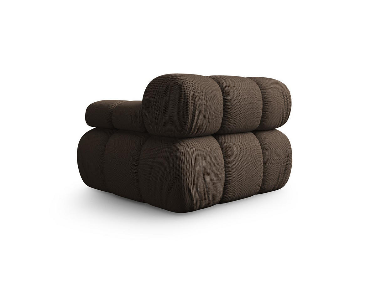 MODUL rechts Bellis aus 3D-Stoff braun - Braun, Textil (94/70/94cm) - Micadoni