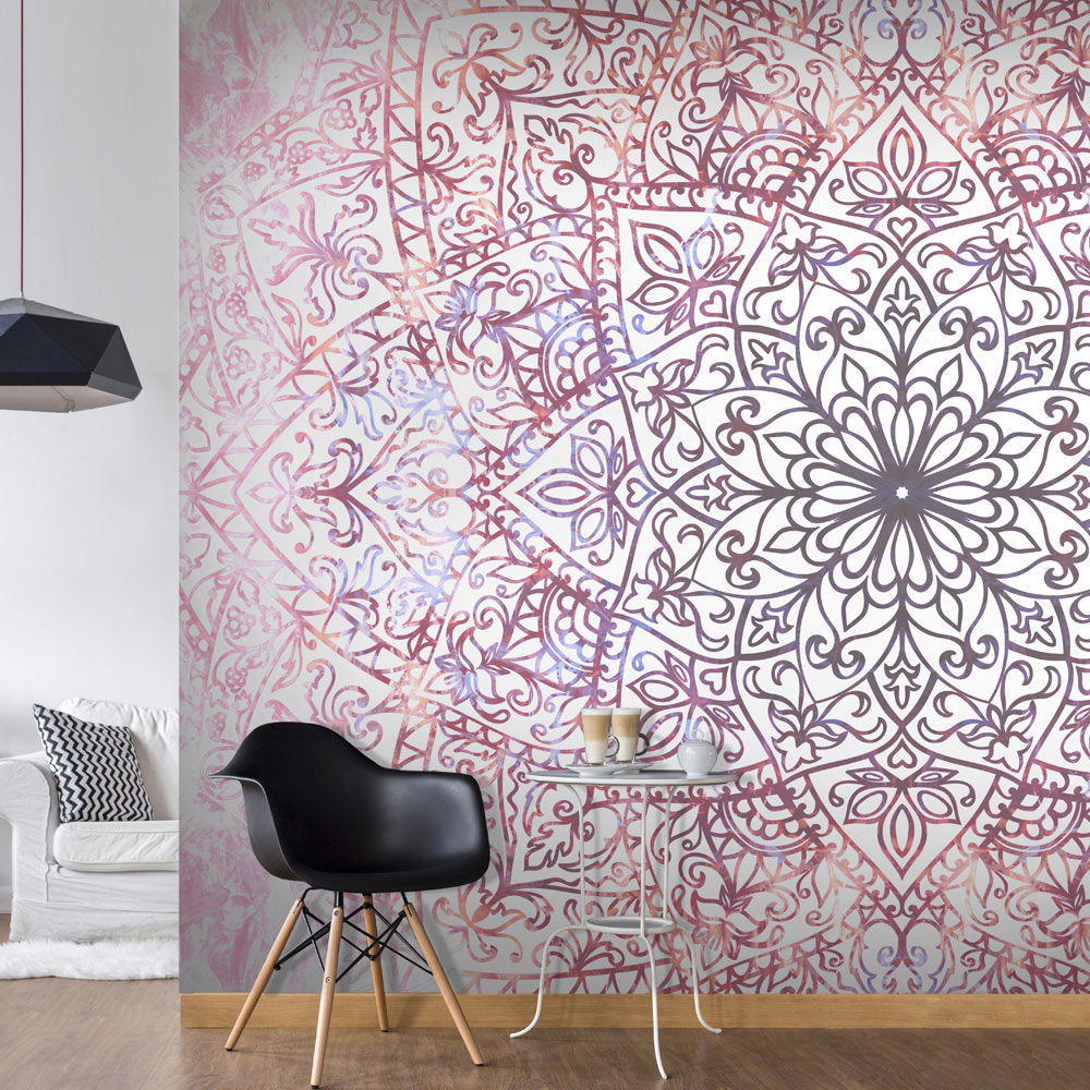 SELBSTKLEBENDE FOTOTAPETE 196/140 cm - Beige/Rot, Kunststoff/Textil (196/1cm) - KUNSTLOFT