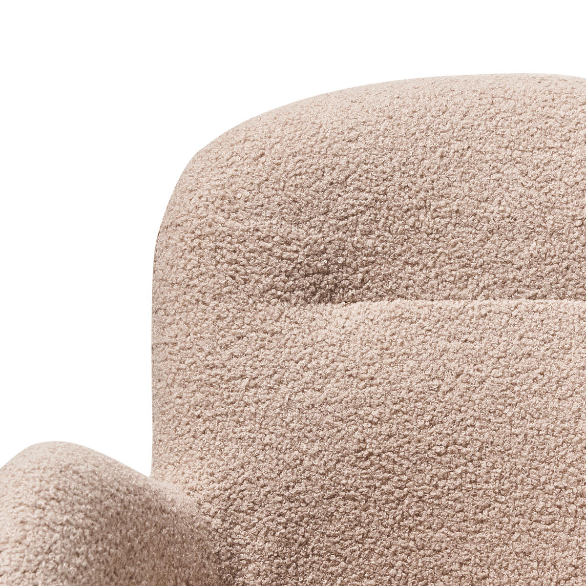 SCHREIBTISCHSTUHL Beige Priddy - Beige/Silberfarben, Textil (60/91/60cm) - Beliani