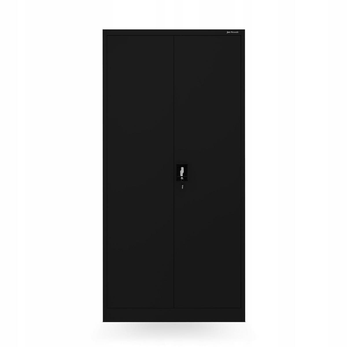 MEHRZWECKSCHRANK DAWID - Schwarz, Metall (90/185/45cm) - Jan Nowak