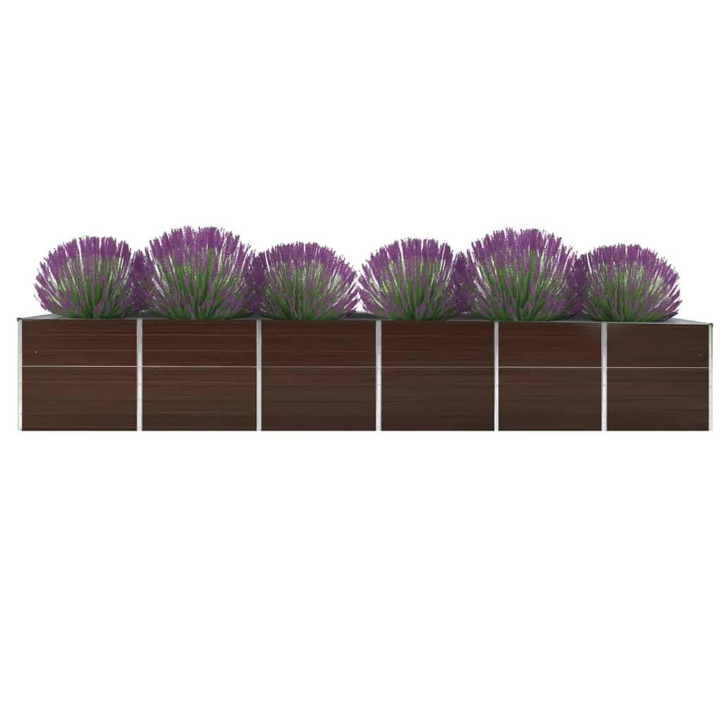 Deluke Hochbeet Braun 480x77x80 cm
