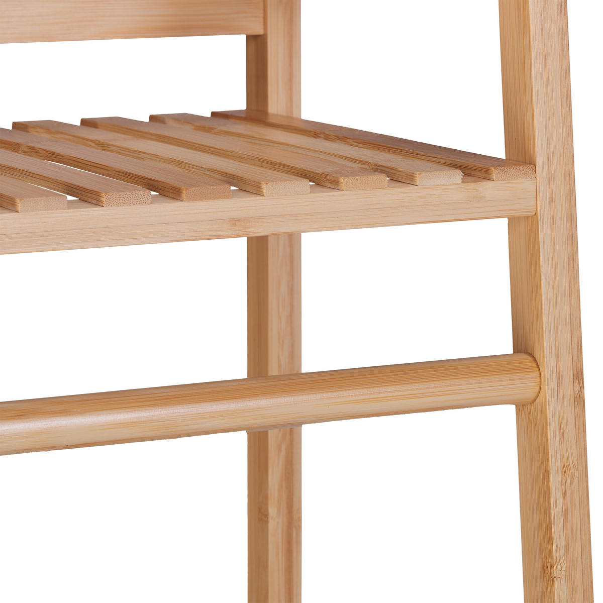 KLEIDERSTÄNDER - Hellbraun, Holz (78/164/42cm) - Relaxdays