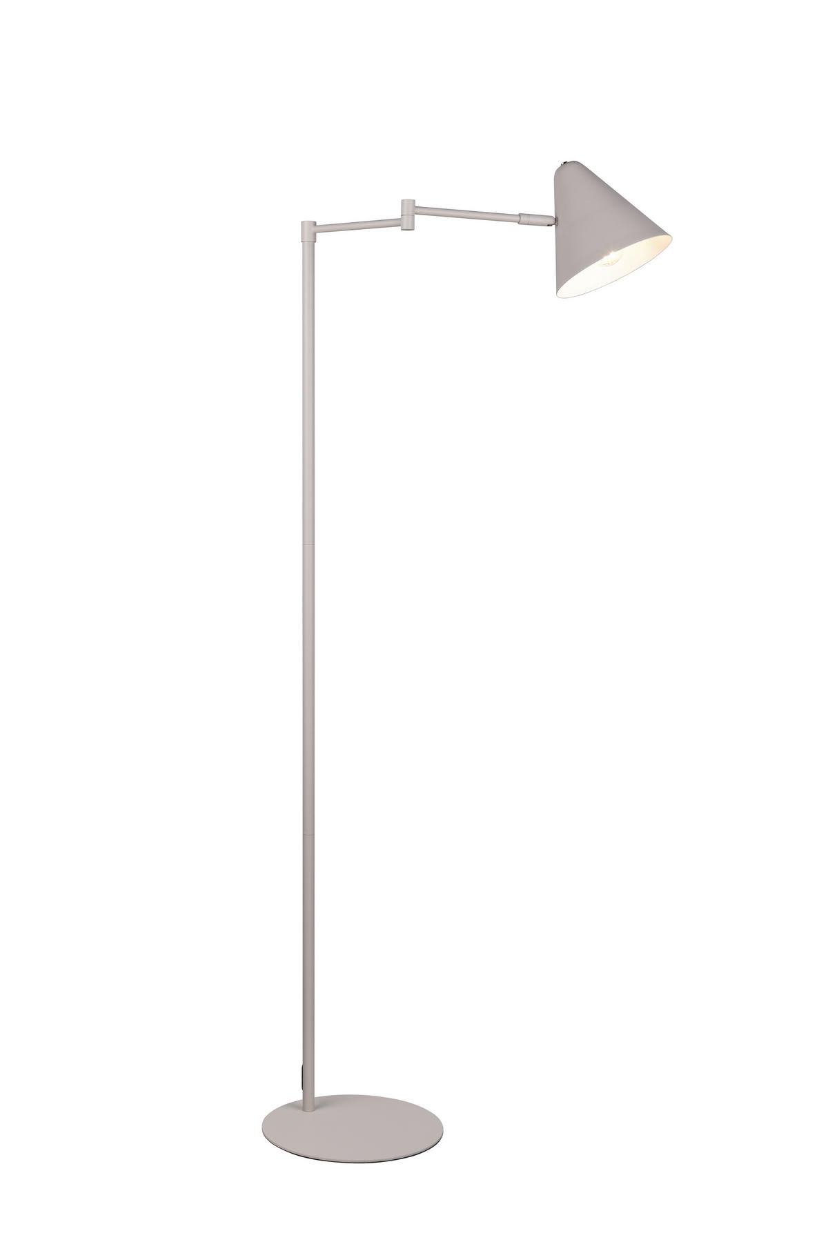 STEHLAMPE COSIMA - Grau - 15/15/126.5 cm - Grau, Metall (52.5/52.5/126.5cm) - Trio Leuchten