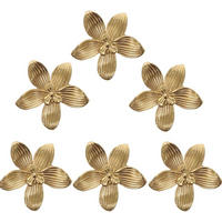 SCHRANKKNOPF Gold 6er-Set - Goldfarben, Metall (0.61/1.8/0.61cm)
