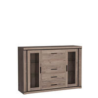 HIGHBOARD Dallas D-7 Trüffeleiche - Trüffeleichefarben, Holzwerkstoff (157/111/45cm)