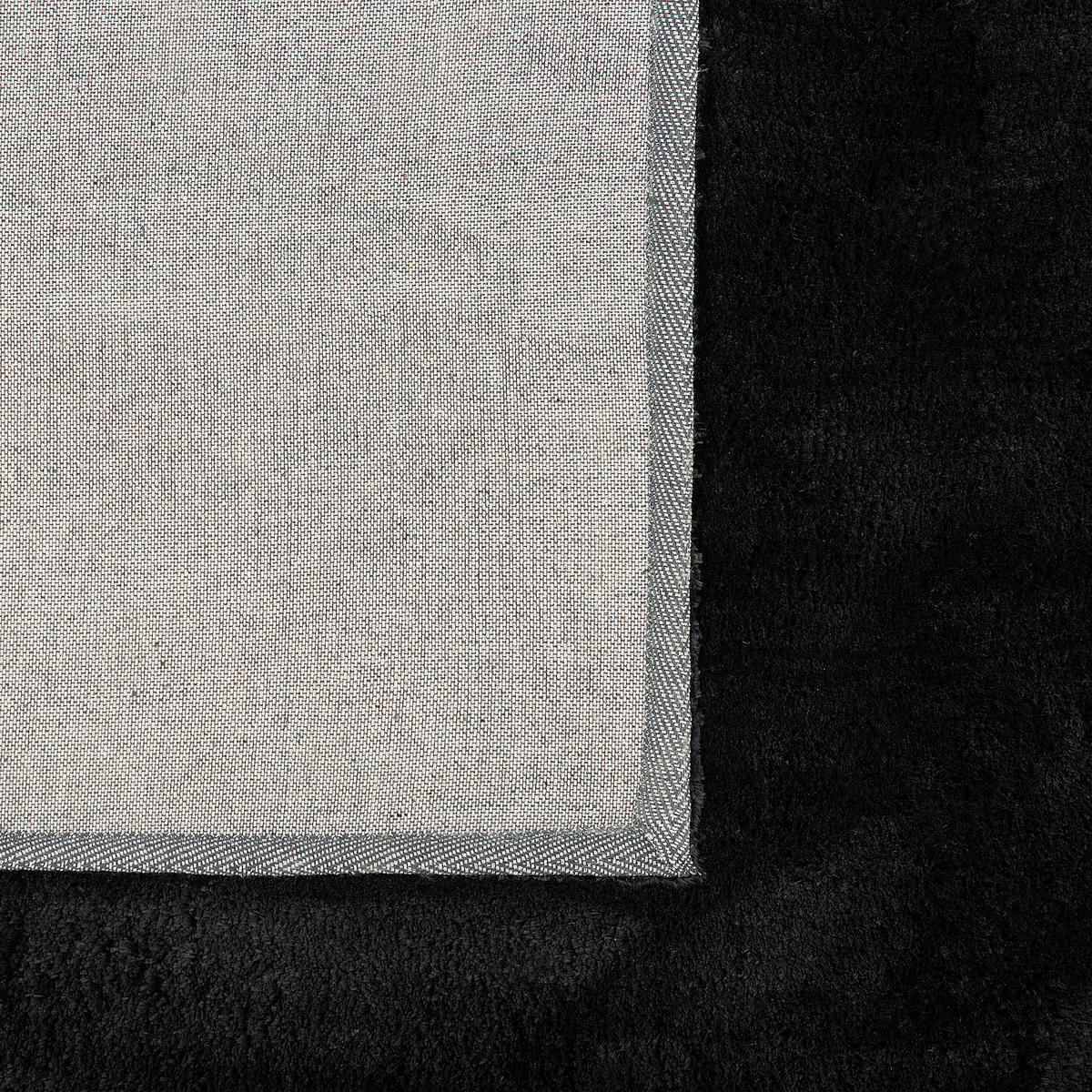 SHAGGY-TEPPICH Evren 200/140 cm - Schwarz, Kunststoff (140/200cm) - Beliani