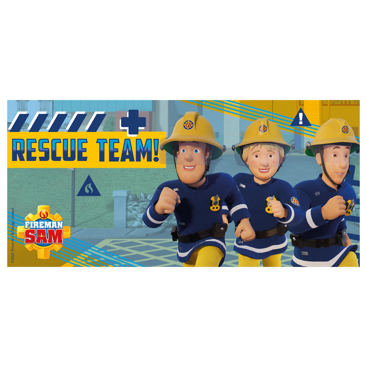BECHER Feuerwehrmann Sam Rescue Team Mehrfarbig 320 ml - Multicolor, Keramik (0.32L) - Playmobil