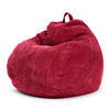 SITZSACK Indoor "Scoop" 90x110cm - Cord - Rot, Textil (90/110/90cm) - Green Bean