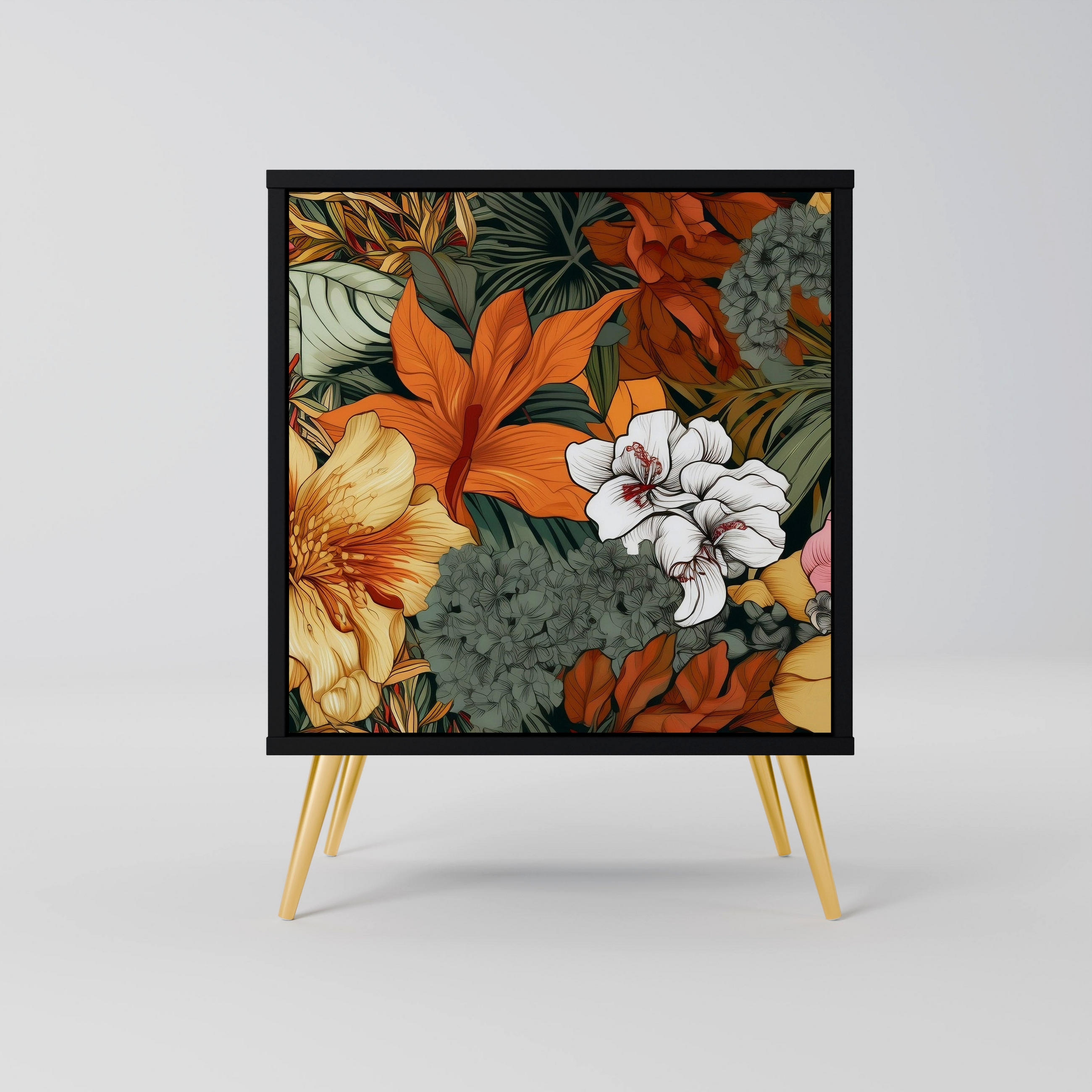 SpaceRebels Sideboard Schwarz 57.5x75.5x42 cm