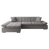 ECKSOFA Malwi, Seite: Links - Grau, Holz/Textil (278/161cm) - MIRJAN24