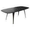 ESSTISCH Aura 160 - Schwarz, Holzwerkstoff/Metall (90/160/76cm) - MIRJAN24