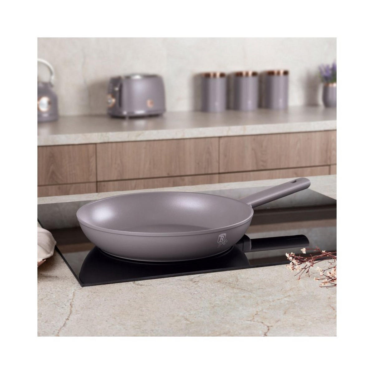 PFANNENSET Grau 28/28/5.2 cm BH8108 - Grau, Metall - Berlinger Haus