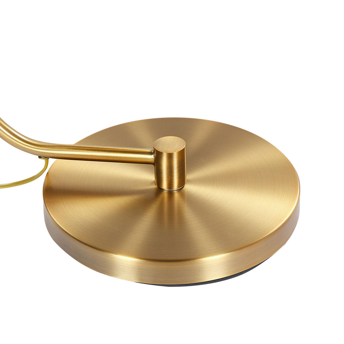 STEHLAMPE Kupfer/Weiß Liberia - Weiß/Kupferfarben, Metall (31/25/155cm) - Beliani