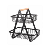 ETAGERE Schwarz 27/17/29 cm E8084 - Schwarz, Metall (29cm) - Elitehoff