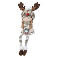 WEIHNACHTSFIGUR aus Plüsch 12/8/51 cm - Beige, Textil (8/51/12cm) - Home Styling Collection