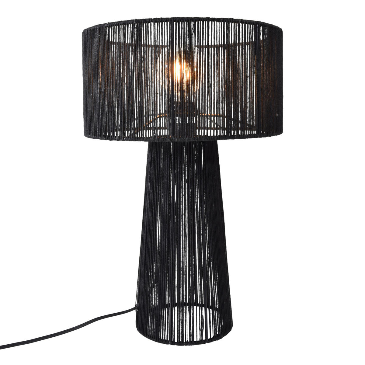 TISCHLAMPE Diro - Schwarz, Metall (30/30/43cm) - Urban Interiors