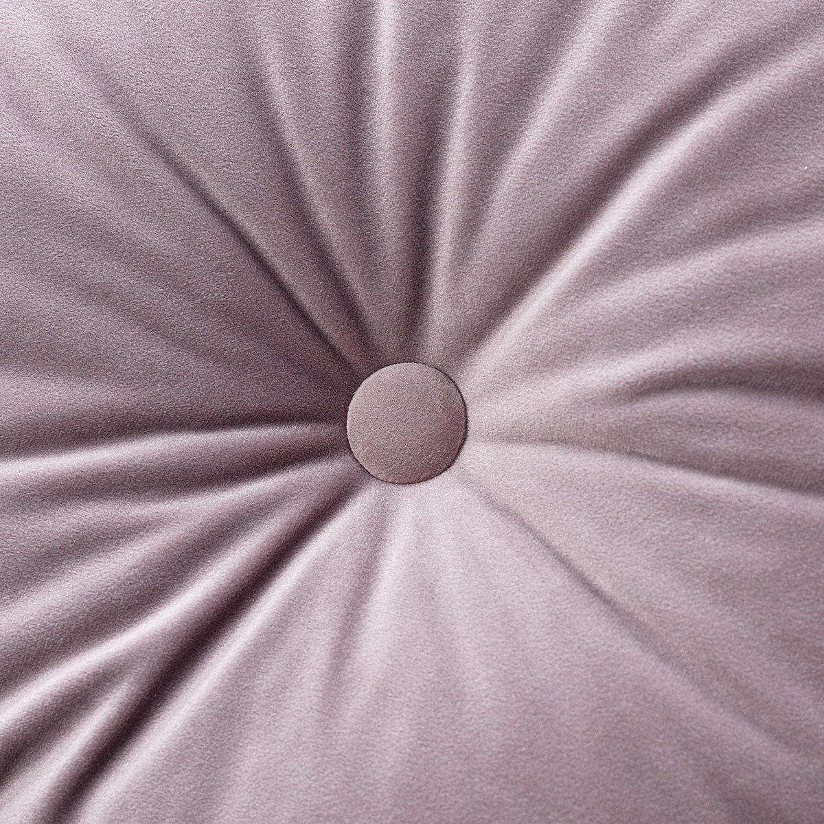 KISSEN Velvet rund, rosa, 37cm - Rosa, Textil (37cm) - Dekoria