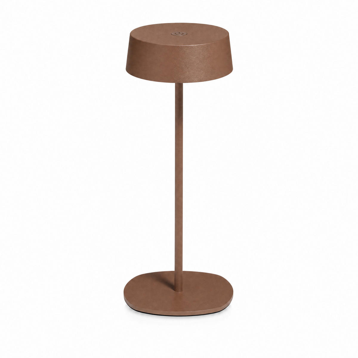 LED-TISCHLEUCHTE - dimmbar, kabellos, IP54, Metallgehäuse, für Innen- und Außenbereich, braun, höhenverstellbar - Braun, Metall (13.5/13.5/36cm) - Northpoint