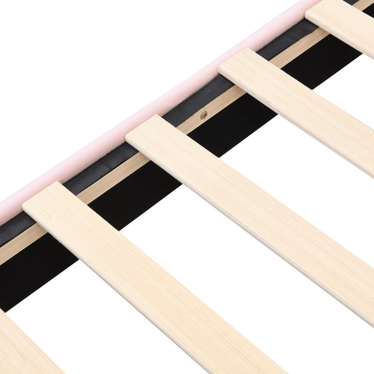 POLSTERBETT 140/190 cm DE-00130, in Rosa - Pink, Metall (140/190cm) - ComfortXL