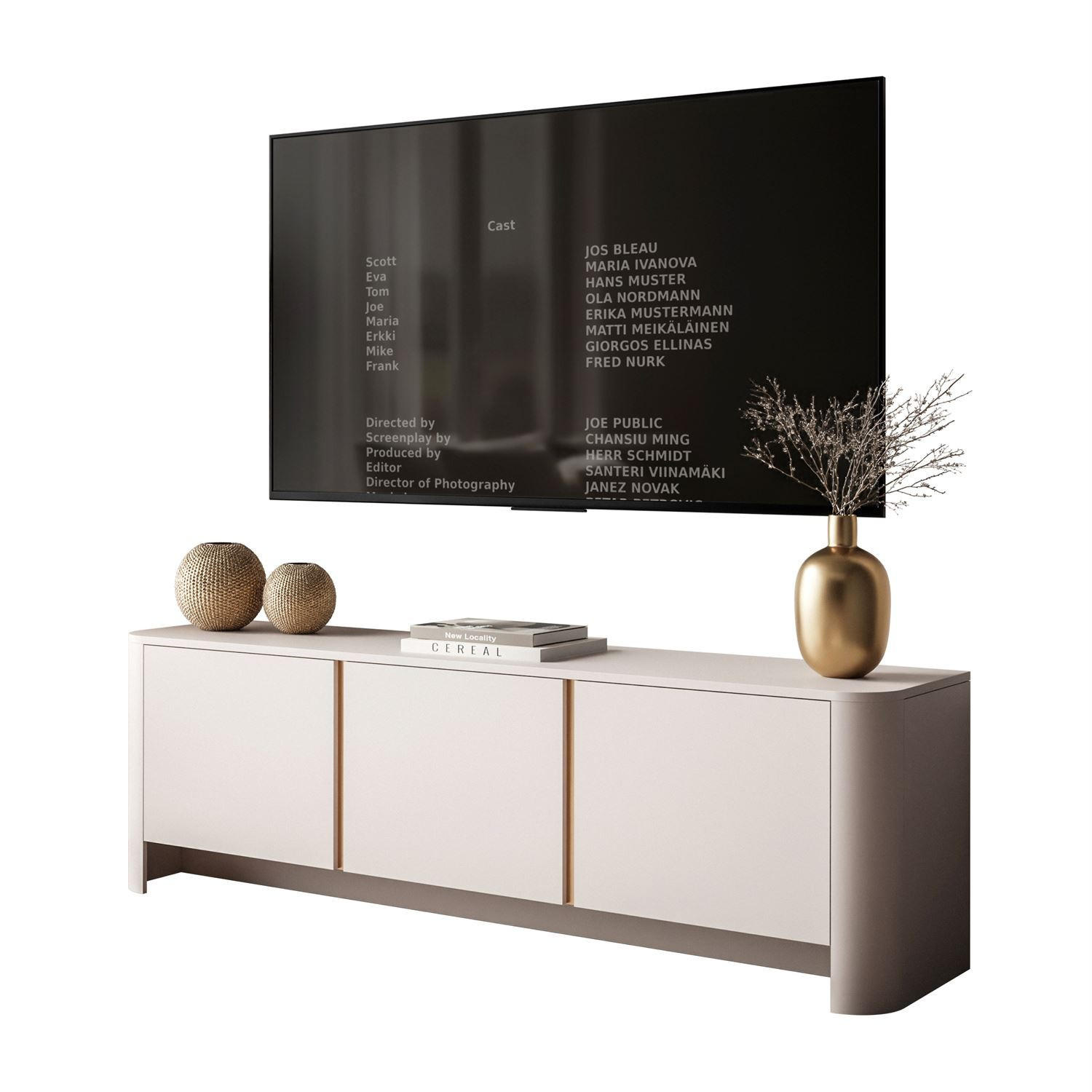 Lookway Tv-Schrank Kaschmir 168x52x39 cm