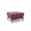 POUF Mamaia aus Samt rosa - Pink, Textil (60/41/60cm) - Micadoni
