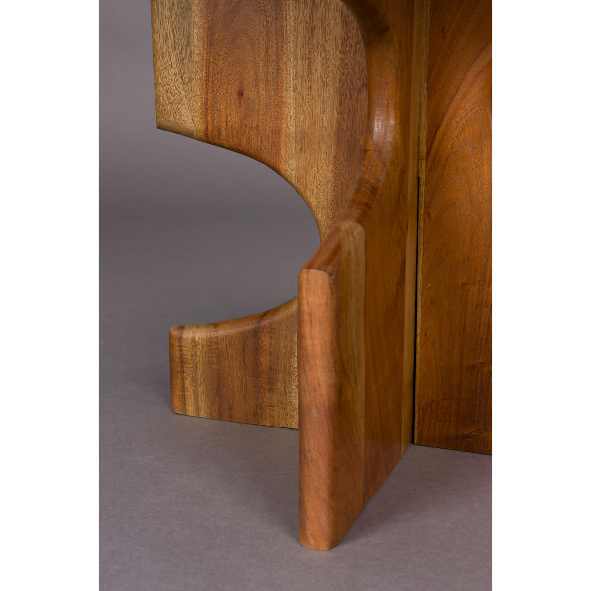 BEISTELLTISCH Morgan Rund - Braun, Holz (60/60/45cm) - Dutchbone