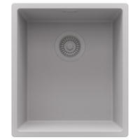 UNTERBAUSPÜLE GRANIT London, 2-er set Grau 41/47 cm 1 Becken + Ablauf-Set ab 45er Unterschrank - Grau, Kunststoff (41/20/47cm) - Primagran