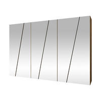 DREHTÜRENSCHRANK Zen 6L 300 cm - Schwarz/Eiche Artisan, Holzwerkstoff/Kunststoff (300/202/50cm) - MIRJAN24