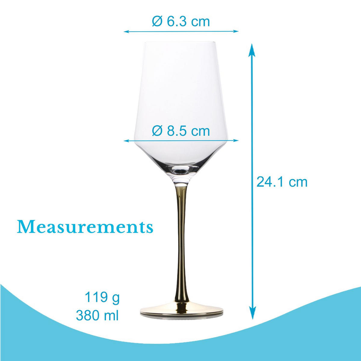 WEINGLAS 380 ml - Transparent, Glas (0.38L) - Intirilife