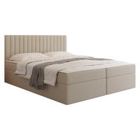 BOXBETT Tirulo - Schwarz/Naturfarben, Holzwerkstoff/Kunststoff (140/200cm) - MIRJAN24