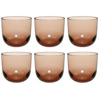 WASSERGLÄSER Like Glass Clay 280 ml 6er Set - Braun, Glas (0.28L) - like.Villeroy & Boch