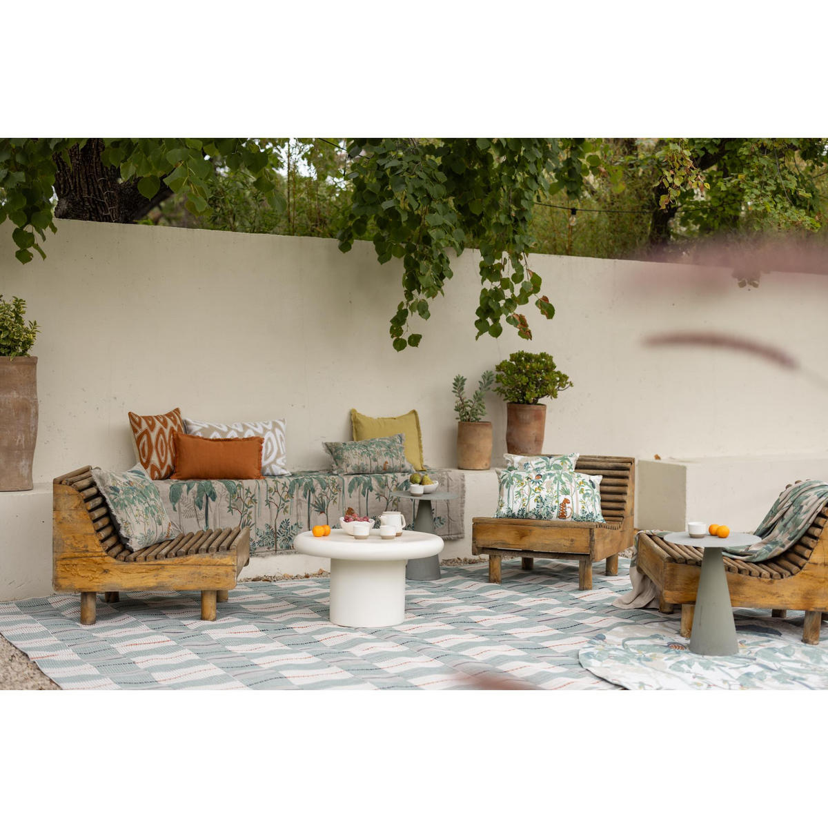 OUTDOOR-TEPPICH Avara multico 160 x 230 cm - Multicolor, Textil (160/230cm) - Vivaraise