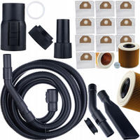 FILTER WD2/WD3 3-tlg. Set, 10 Staubsaugerbeutel, verstärkter Filter, Schlauch 4 m - Multicolor, Kunststoff/Metall (10/10/10cm)