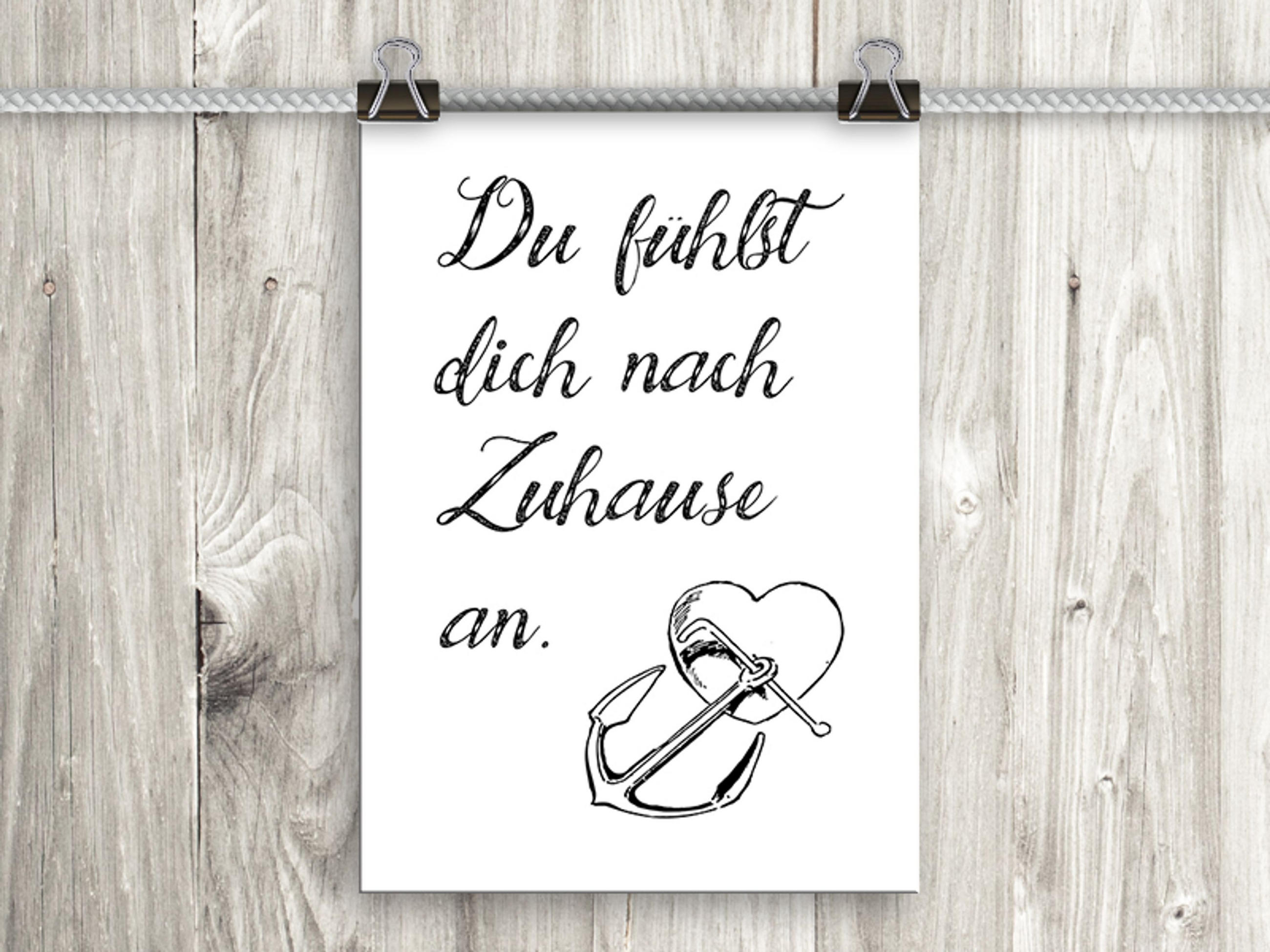 POSTER DIN A4 21x29,7 cm Spruch Liebe schwarz weiß - Weiß, Papier (21/29.7/2cm) - artissimo