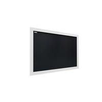 KREIDETAFEL mit weißem Holzrahmen 90x60cm - Schwarz, Holz (90/60/2cm) - ALLboards