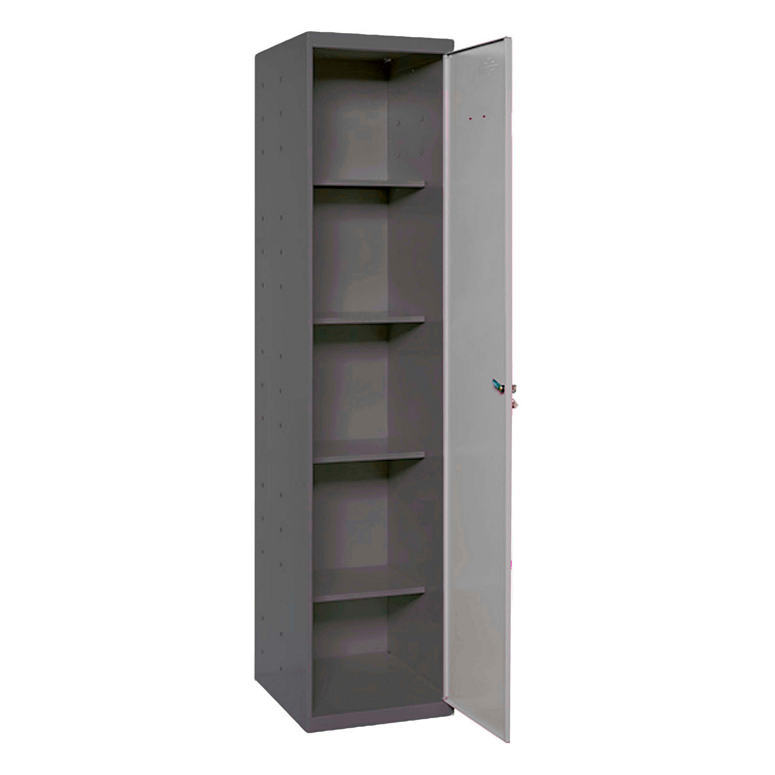 Proregal Putzmittelschrank Grau 40x180x40 cm