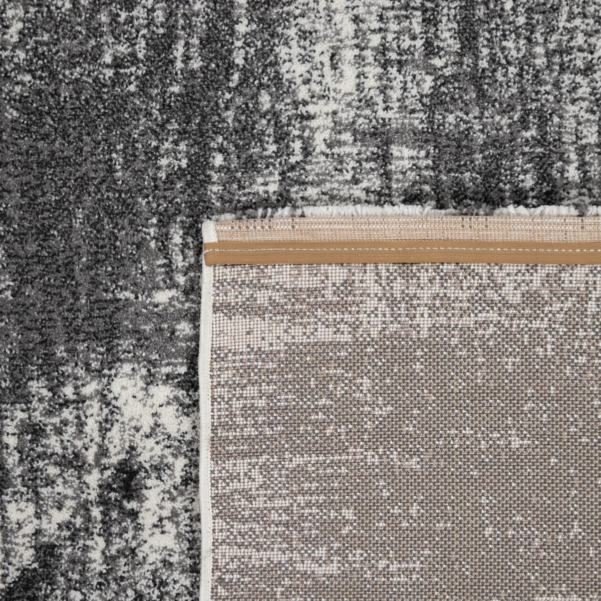 KURZFLORTEPPICH, mit Farbverlauf, aus Polypropylen, Anthrazit, 160 x 230 cm - Anthrazit, Textil (160/230cm) - KADIMA DESIGN