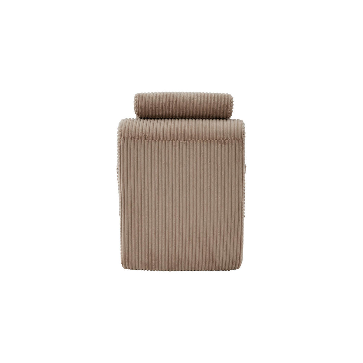 RELAXSESSEL Liege mit Kopfstütze,ergonomischem Design,Khaki - Braun, Textil (66/90/160cm) - LVHOM