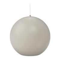 KUGELKERZEN Zinn Grau Ø 60 mm, 16 Stück - Hellgrau, Paraffin (6/6/6cm) - Wiedemann Kerzen