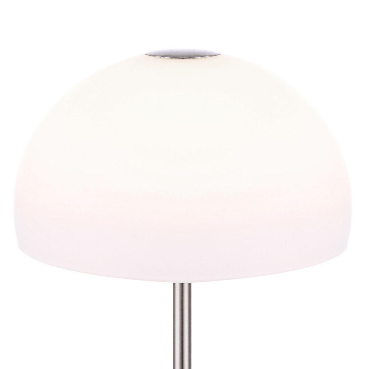 LED TISCHLEUCHTE Snowflake Silber Glas - Silberfarben, Glas (15/15/27cm) - Globo Lighting