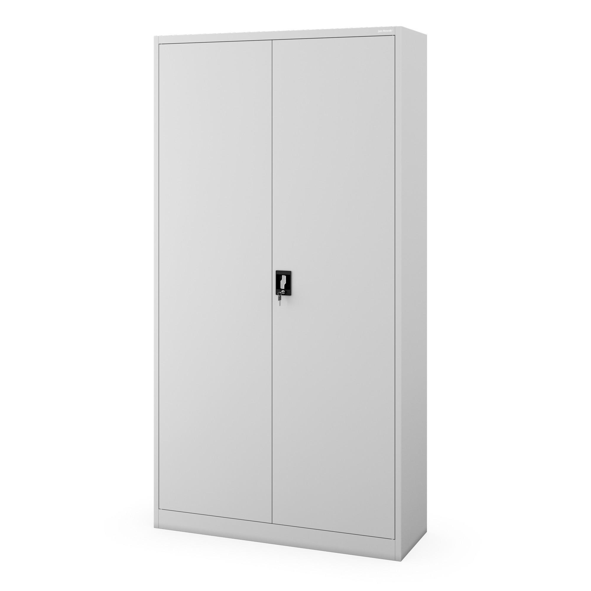 AKTENSCHRANK Jan II 220 - Grau, Metall (115/220/40cm) - Jan Nowak